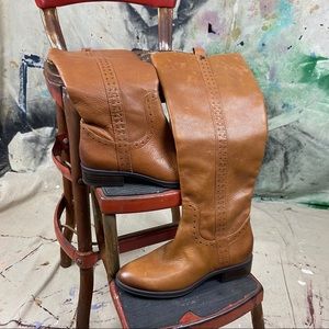 Sam Edelman Prina Riding Boot Brown Whiskey